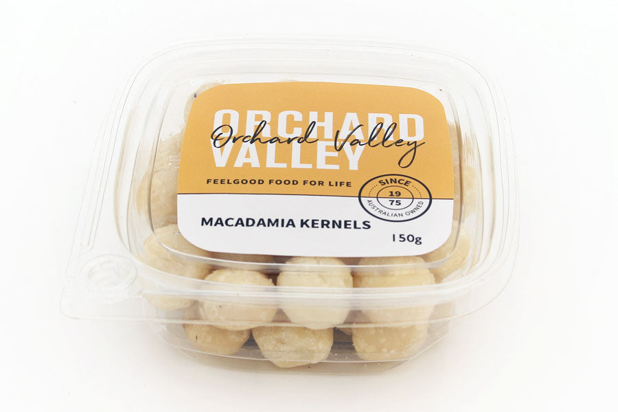 Orchard Valley Australian Macadamia Kernels — premium nuts for snacking and baking