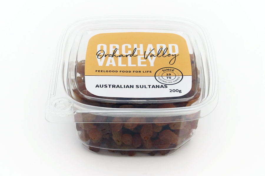 Orchard Valley Australian Sultanas — naturally sweet dried fruit