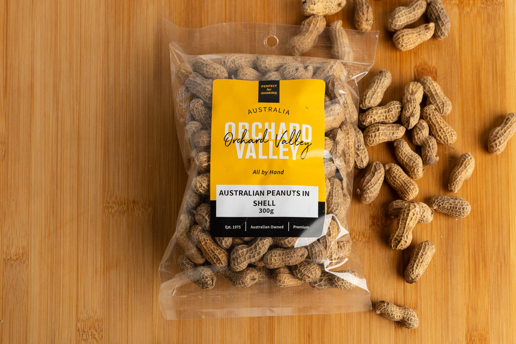Orchard Valley Peanuts in Shell 300g pack — premium nuts for snacking and baking