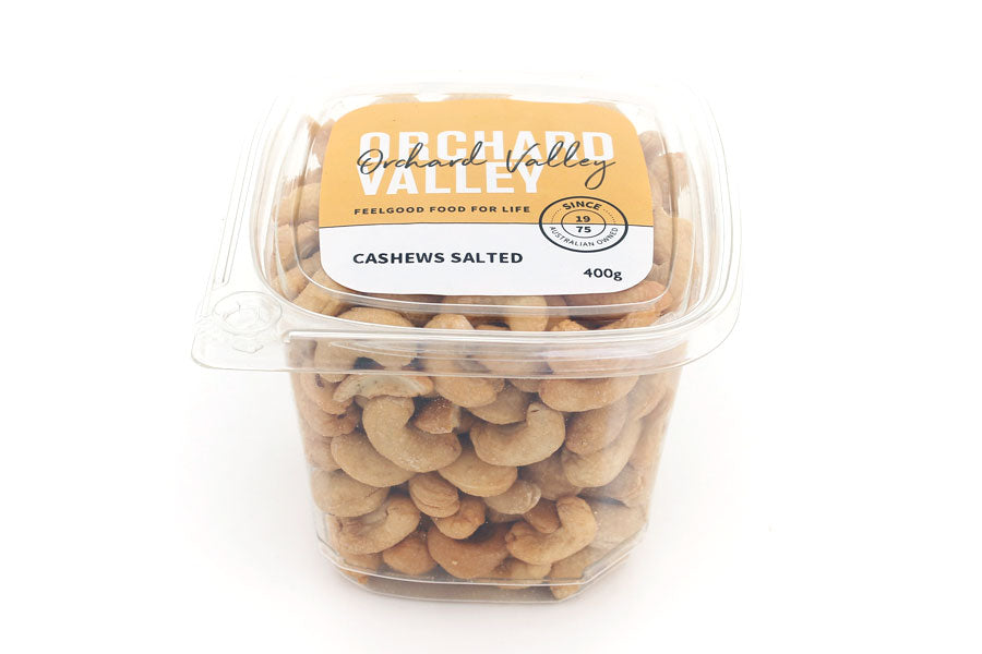 Orchard Valley Roasted Cashews Salted — premium nuts for snacking and baking