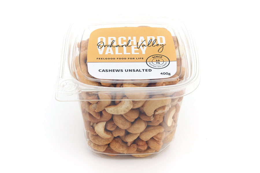 Orchard Valley Roasted Cashews Unsalted — premium nuts for snacking and baking