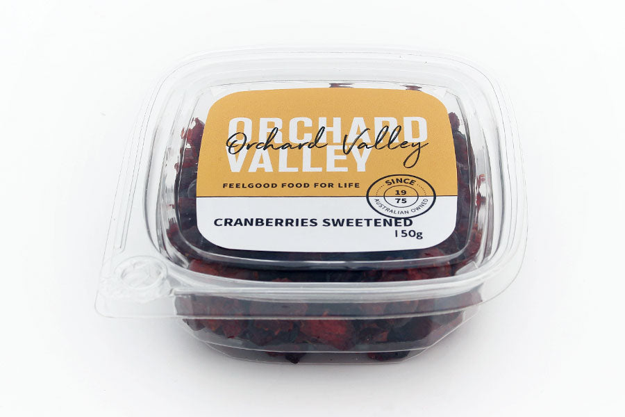 Orchard Valley Cranberries Sweetened — naturally sweet dried fruit
