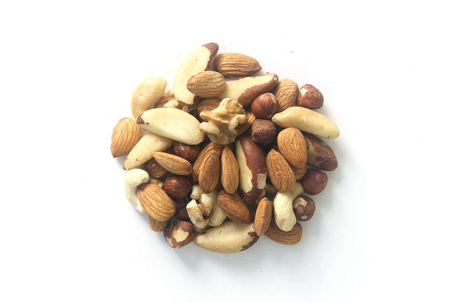 Orchard Valley Deluxe Raw Mix loose — premium five-nut raw blend