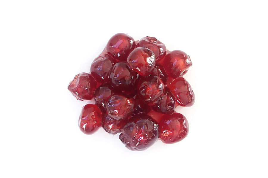Orchard Valley Glace Red Cherries — candied glace fruit for baking and grazing