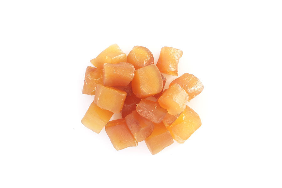 Orchard Valley Glace Ginger — candied glace fruit for baking and grazing