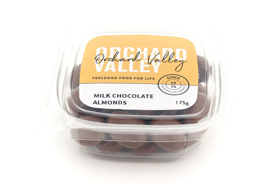 Orchard Valley Milk Chocolate Almonds — a gourmet chocolate treat