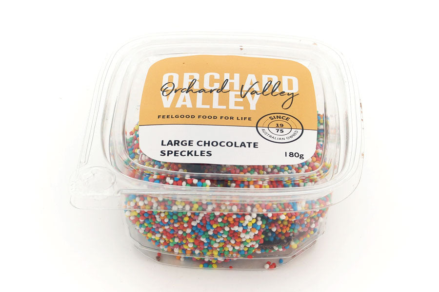 Orchard Valley Large Milk Choc Speckles — a gourmet chocolate treat