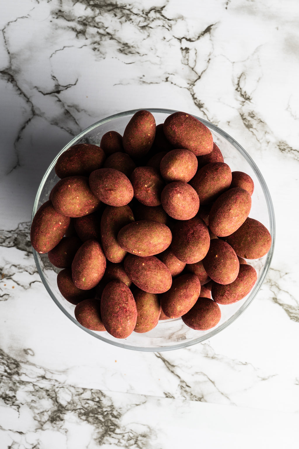 Matcha Raspberry Dusted Almonds