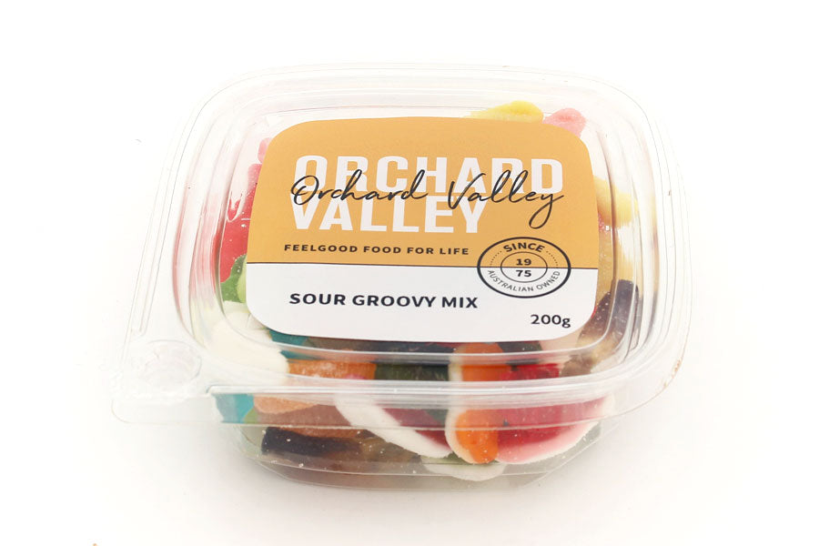 Orchard Valley Sour Groovy Mix — a classic lolly treat to share