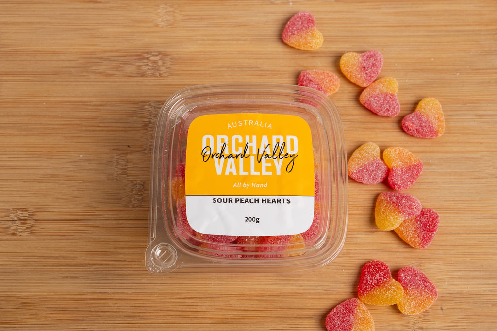 Sour Peach Hearts