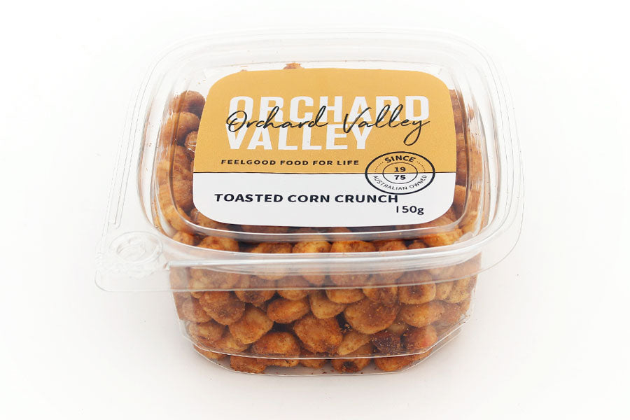 Orchard Valley B.B.Q Toasted Corn — a crunchy savoury snack