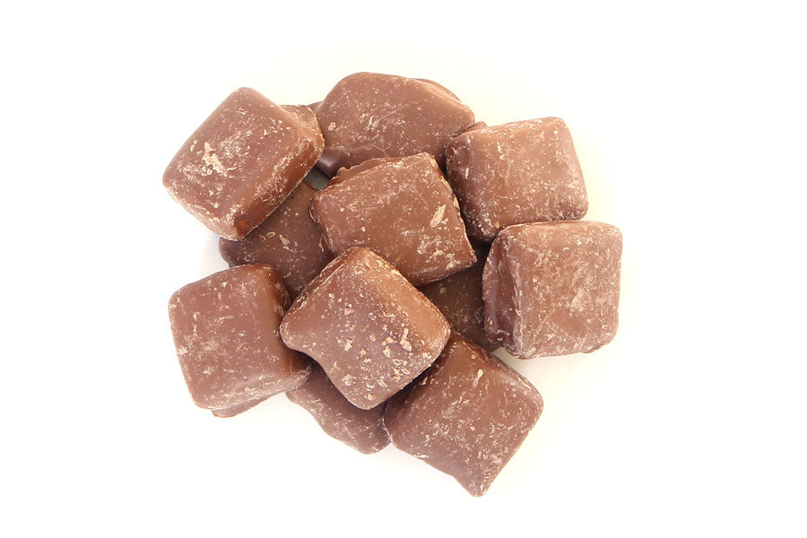 Orchard Valley Chocolate Turkish Delight loose — milk chocolate Turkish delight squares with rose-water flavour