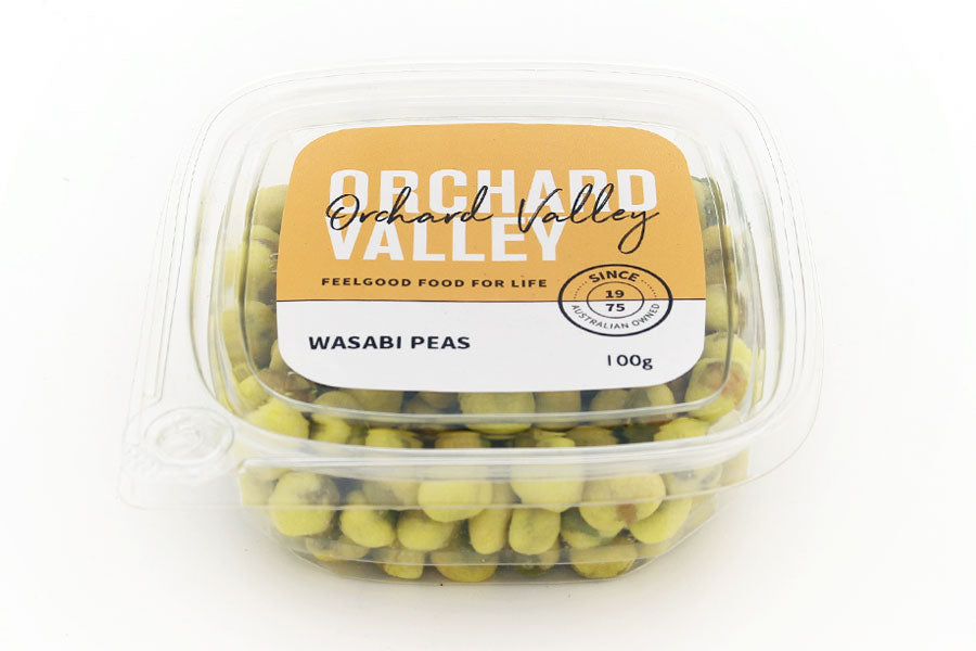 Orchard Valley Wasabi Peas — a crunchy savoury snack